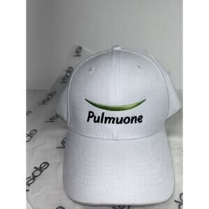 Pulmuone White Adjustable Hat